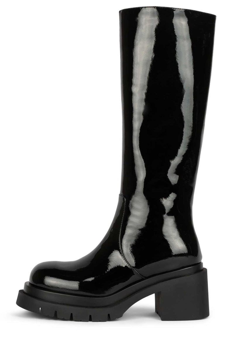 Black Jeffrey Campbell Bestride Women's Knee High Boots | 890-WCVRKZ