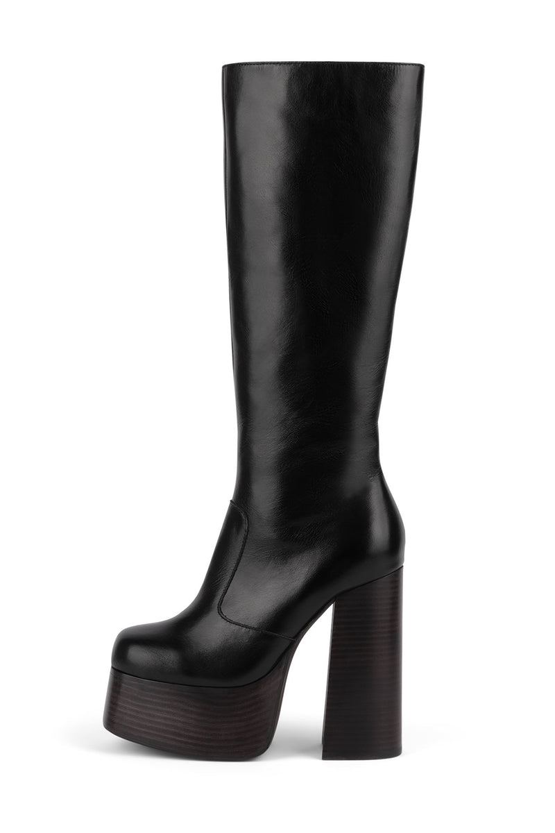 Black Jeffrey Campbell Hey-Joe Women's Knee High Boots | 543-LZVCBG