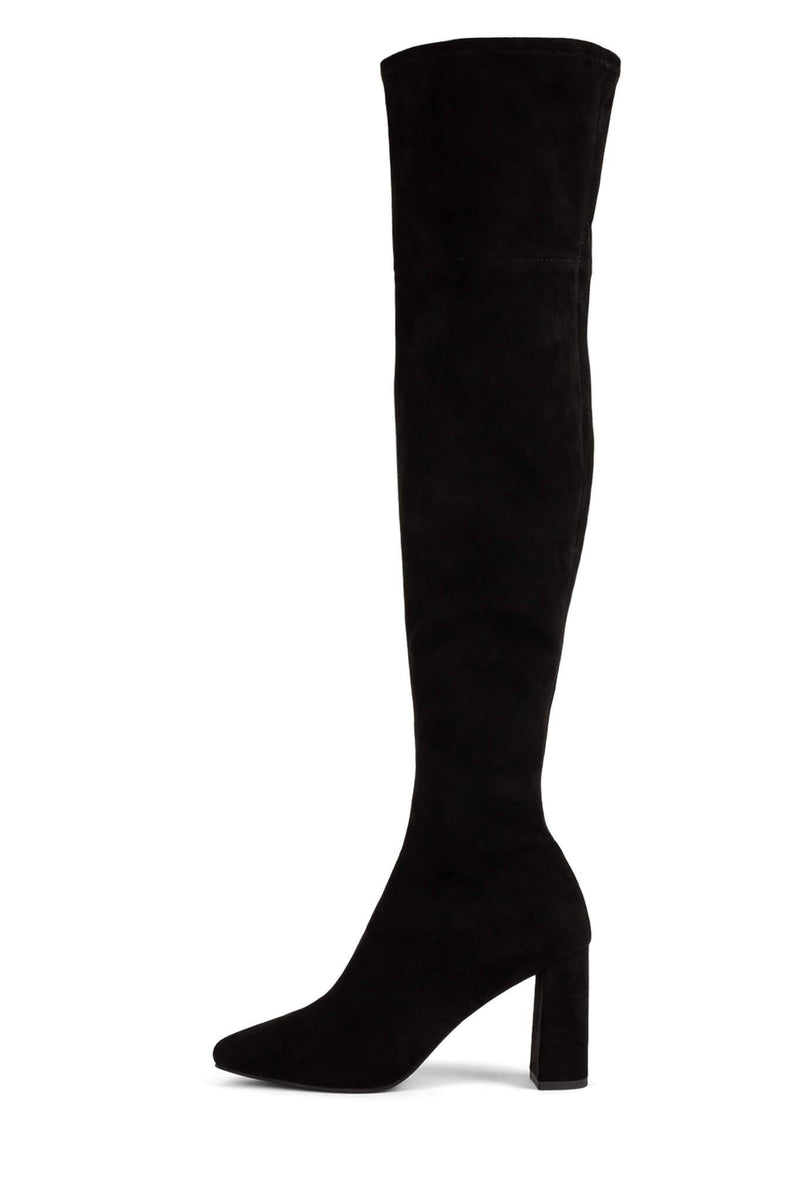 Black Jeffrey Campbell Parisah-2 Women's Knee High Boots | 651-ODBSRT