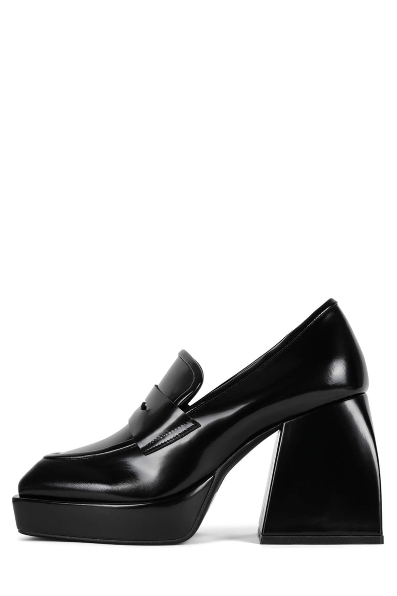 Black Jeffrey Campbell Royally Women's Loafers | 217-BDISUK