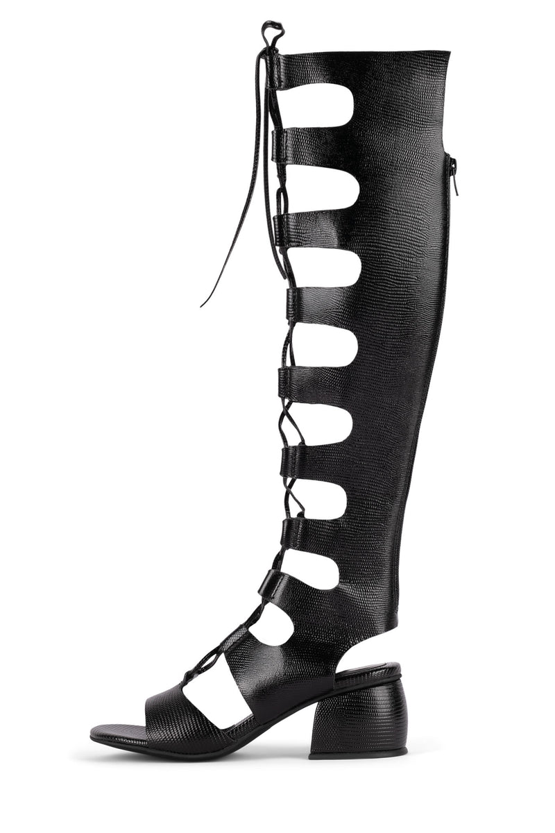 Black Jeffrey Campbell Sixty-Kh Women's Knee High Boots | 271-WFGSRT