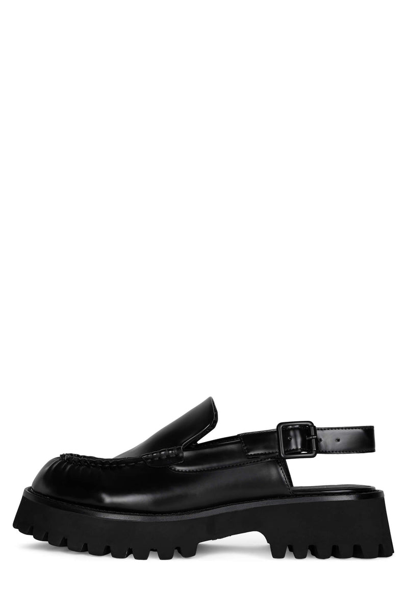 Black Jeffrey Campbell Stomps Women's Loafers | 304-HBUYOR