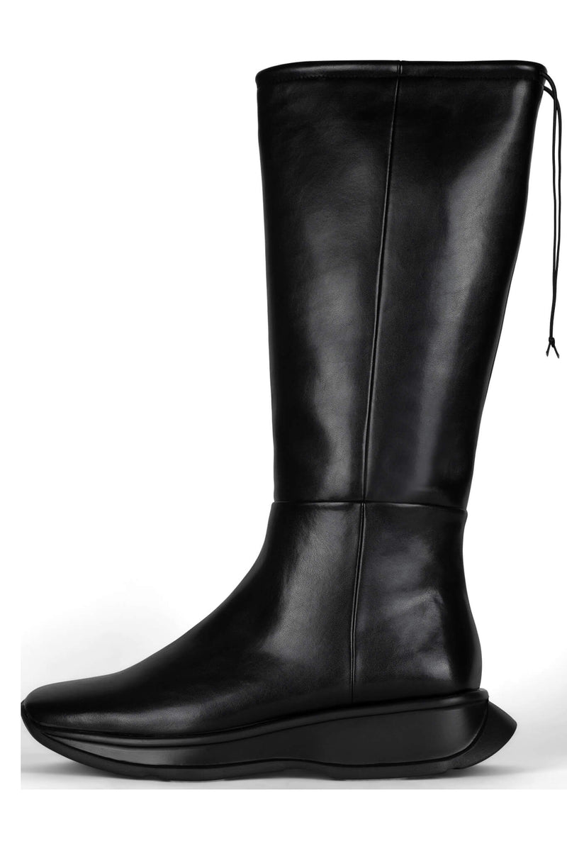 Black Jeffrey Campbell Stormz Women's Knee High Boots | 948-JRSUFL