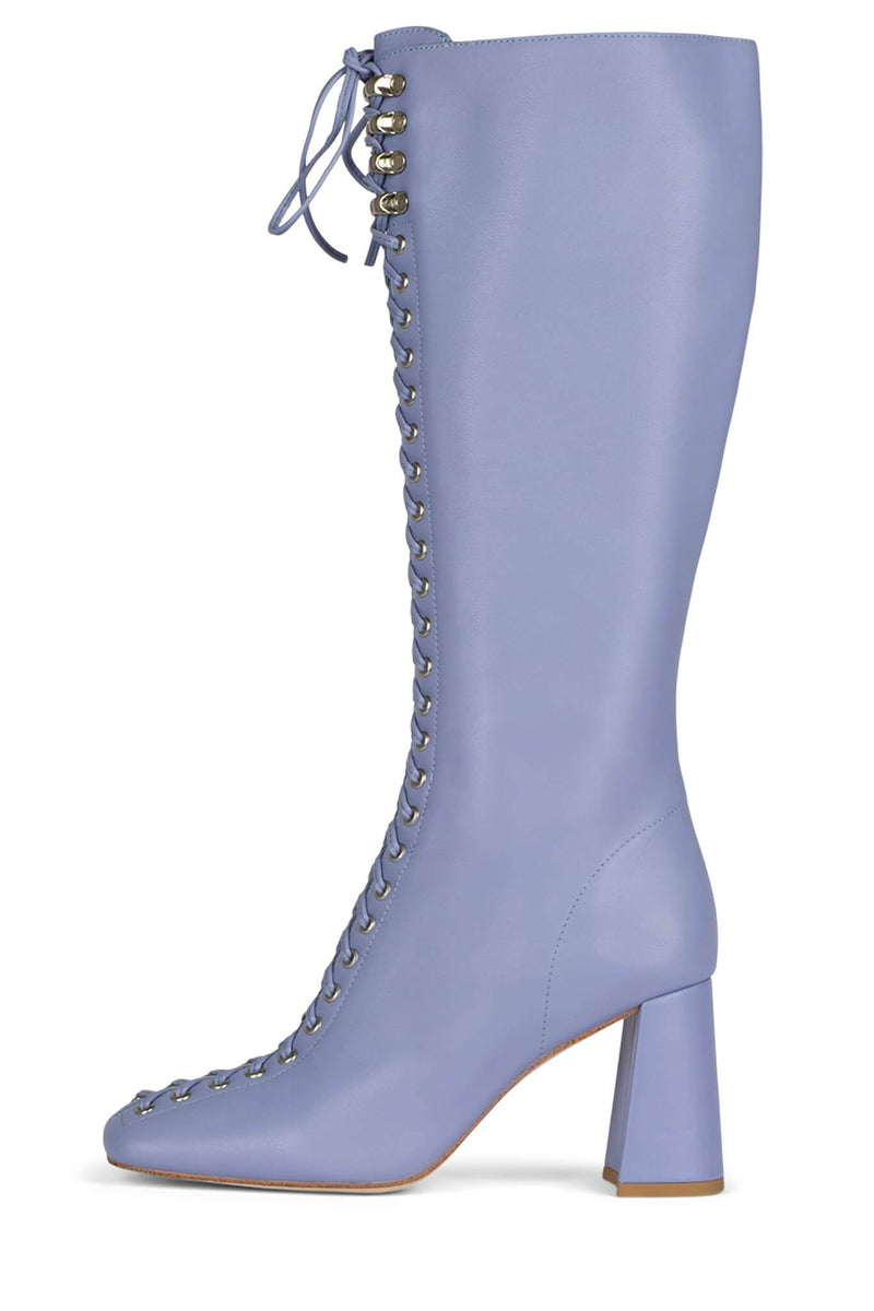 Blue Jeffrey Campbell Patti-Lu Women's Knee High Boots | 236-JOBTDN