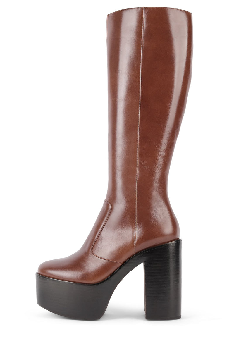 Brown Jeffrey Campbell Mexique-Kh Women's Knee High Boots | 742-UNCTLO