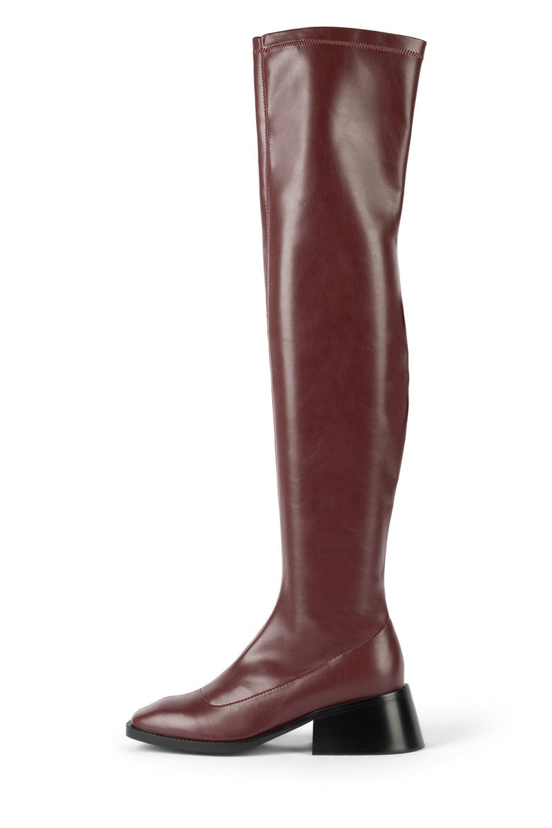 Brown Jeffrey Campbell Patrik-Ok Women's Knee High Boots | 584-BFKRGL