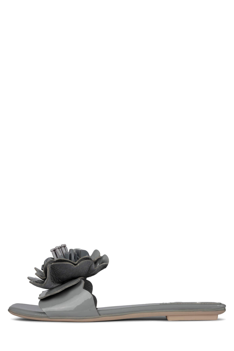 Grey Jeffrey Campbell Bloomsday Women's Flat Sandals | 910-ESHNDX