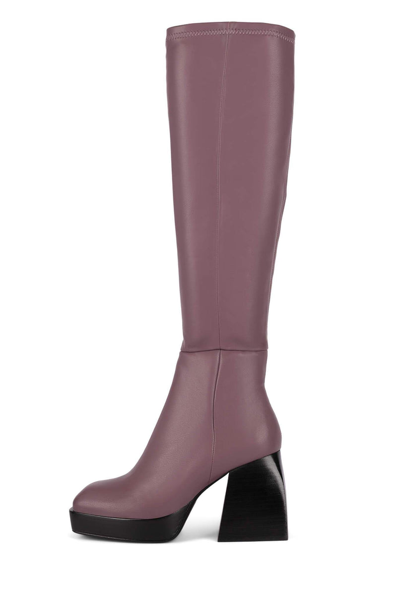 Purple Jeffrey Campbell Dauphin Women's Knee High Boots | 638-FEUWIM