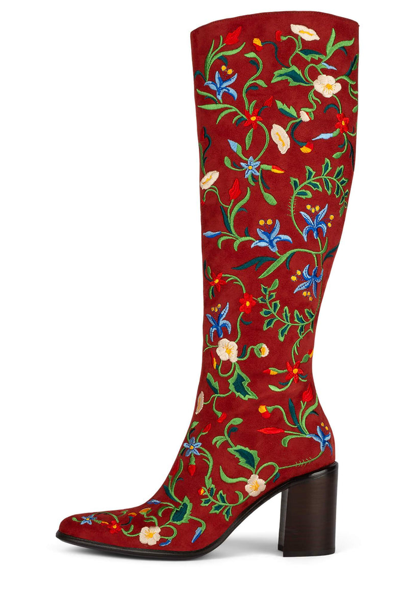 Red Jeffrey Campbell Anit-Kem-2 Women's Knee High Boots | 314-RVPBDF