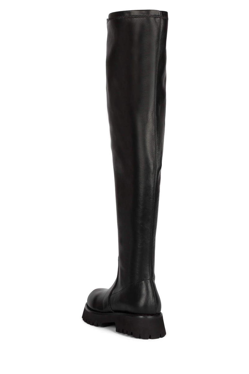 Black Jeffrey Campbell Break-Ok Women's Knee High Boots | 954-PMTNZU