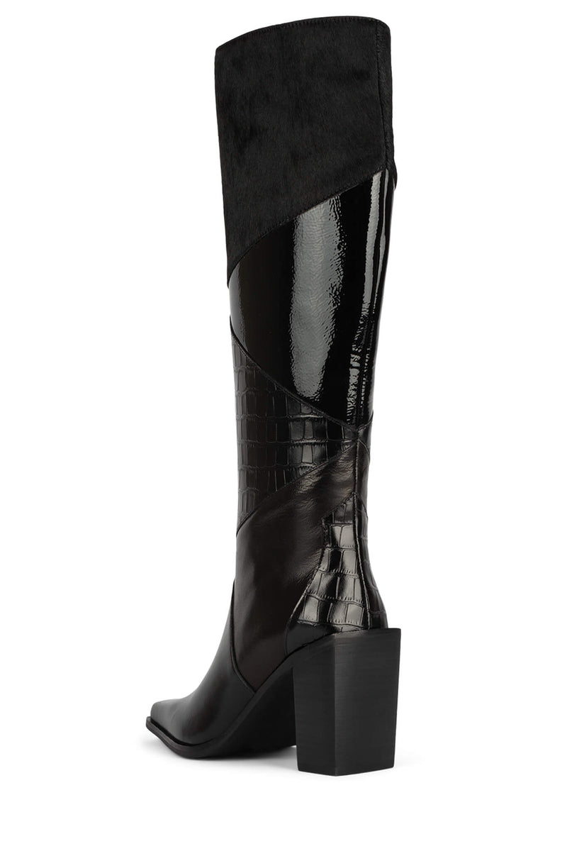 Black Jeffrey Campbell Calimitykp Women's Knee High Boots | 752-WNQEMP