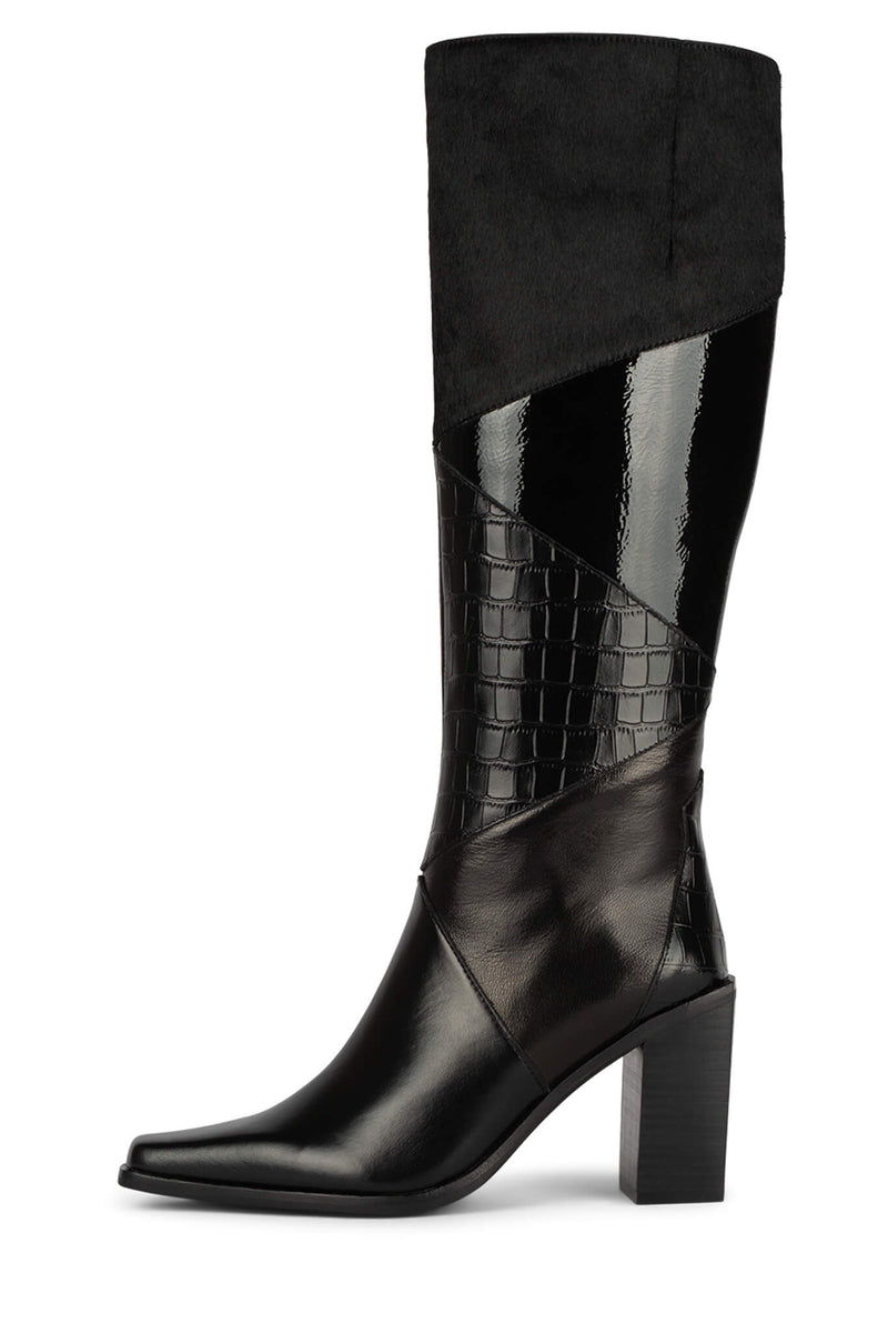 Black Jeffrey Campbell Calimitykp Women\'s Knee High Boots | 752-WNQEMP