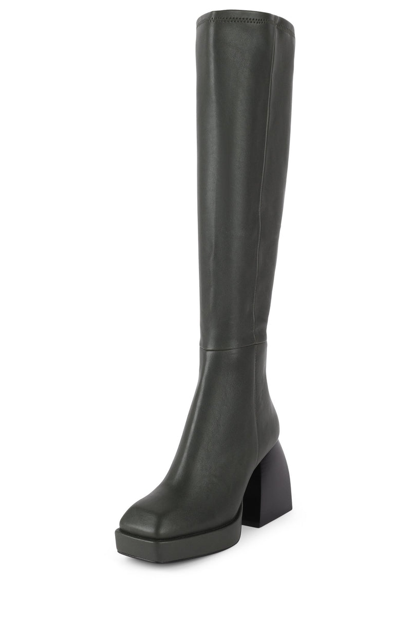 Black Jeffrey Campbell Dauphin Women's Knee High Boots | 240-VCYASX