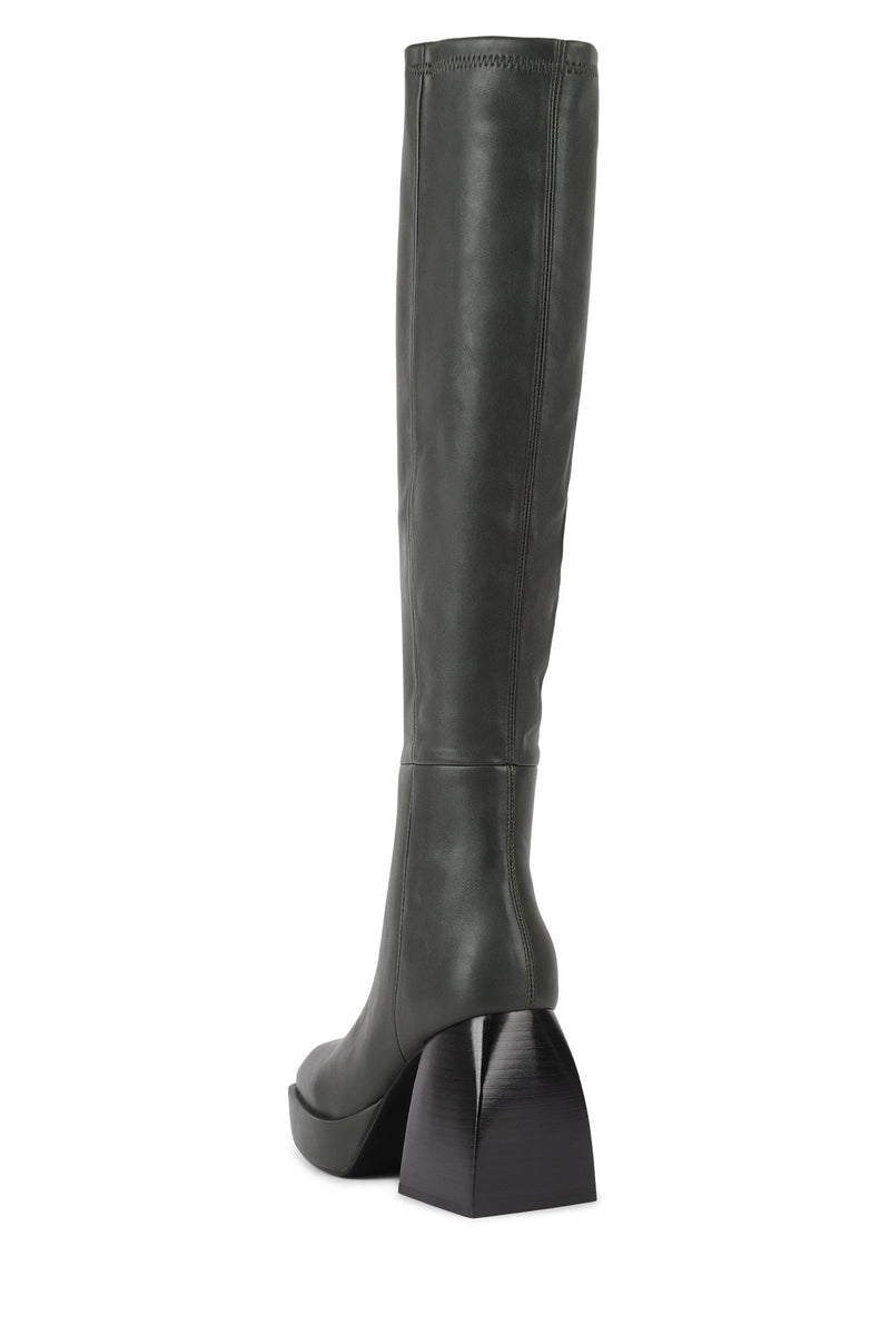 Black Jeffrey Campbell Dauphin Women's Knee High Boots | 240-VCYASX