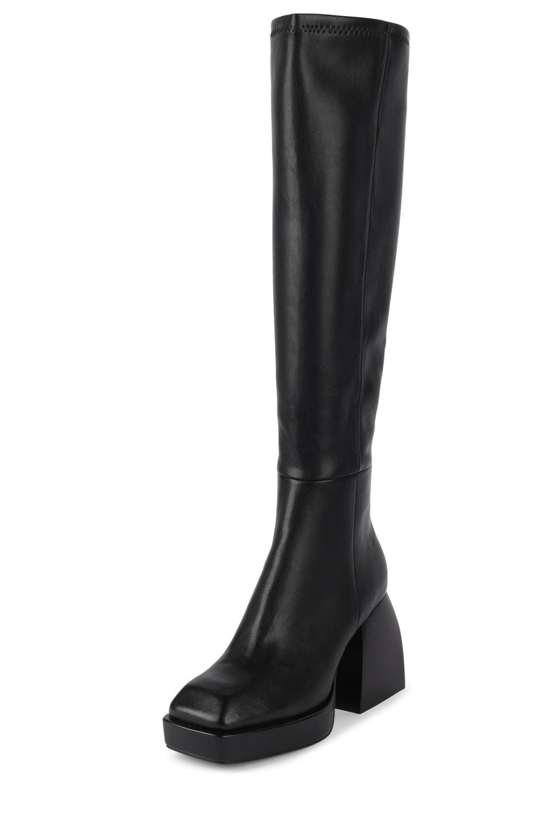 Black Jeffrey Campbell Dauphin Women's Knee High Boots | 240-VCYASX