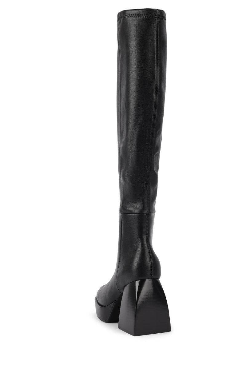 Black Jeffrey Campbell Dauphin Women's Knee High Boots | 240-VCYASX