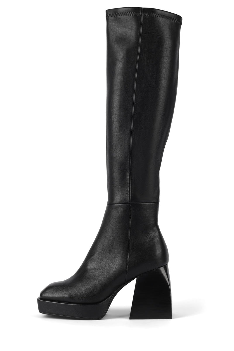 Black Jeffrey Campbell Dauphin Women\'s Knee High Boots | 240-VCYASX