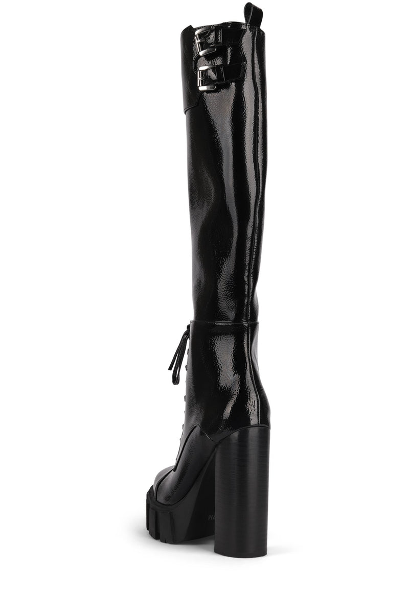 Black Jeffrey Campbell Mythic Women's Knee High Boots | 291-FDXRMG