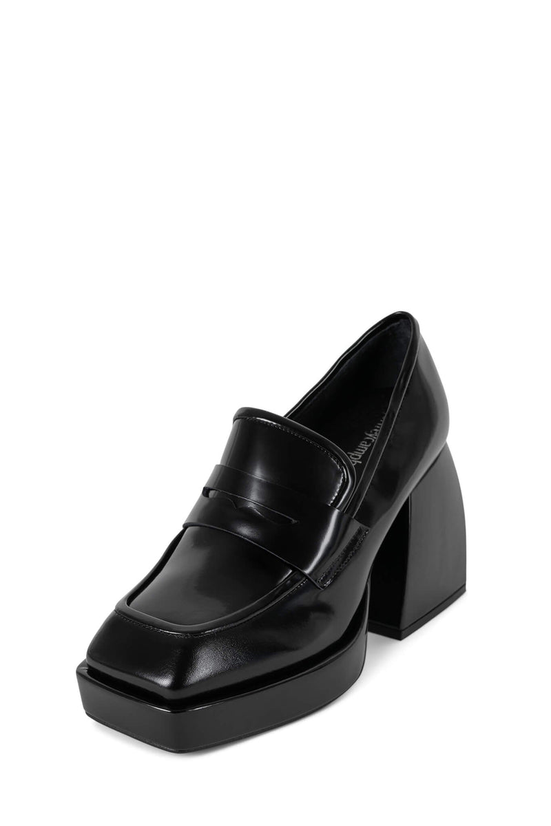 Black Jeffrey Campbell Royally Women's Loafers | 217-BDISUK