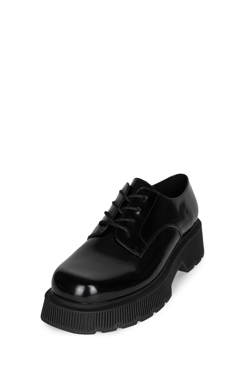 Black Jeffrey Campbell The-Office Women's Loafers | 859-AFGPWX