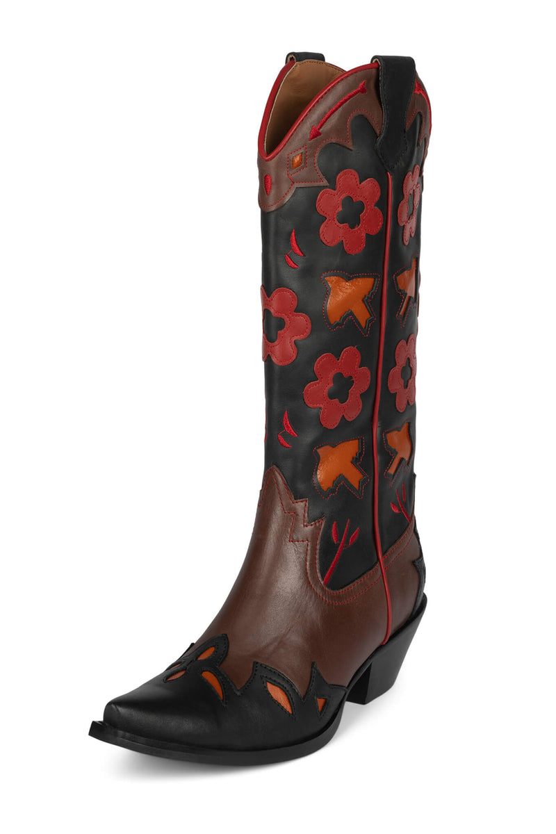 Brown Jeffrey Campbell Looney-Hi Women's Knee High Boots | 849-TSBZVC