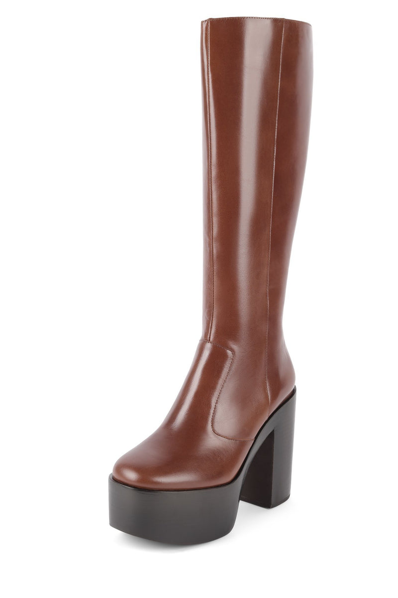 Brown Jeffrey Campbell Mexique-Kh Women's Knee High Boots | 742-UNCTLO