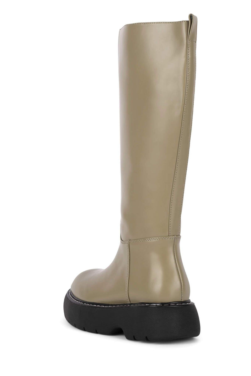 Green Jeffrey Campbell Spying Women's Knee High Boots | 571-STEJHV