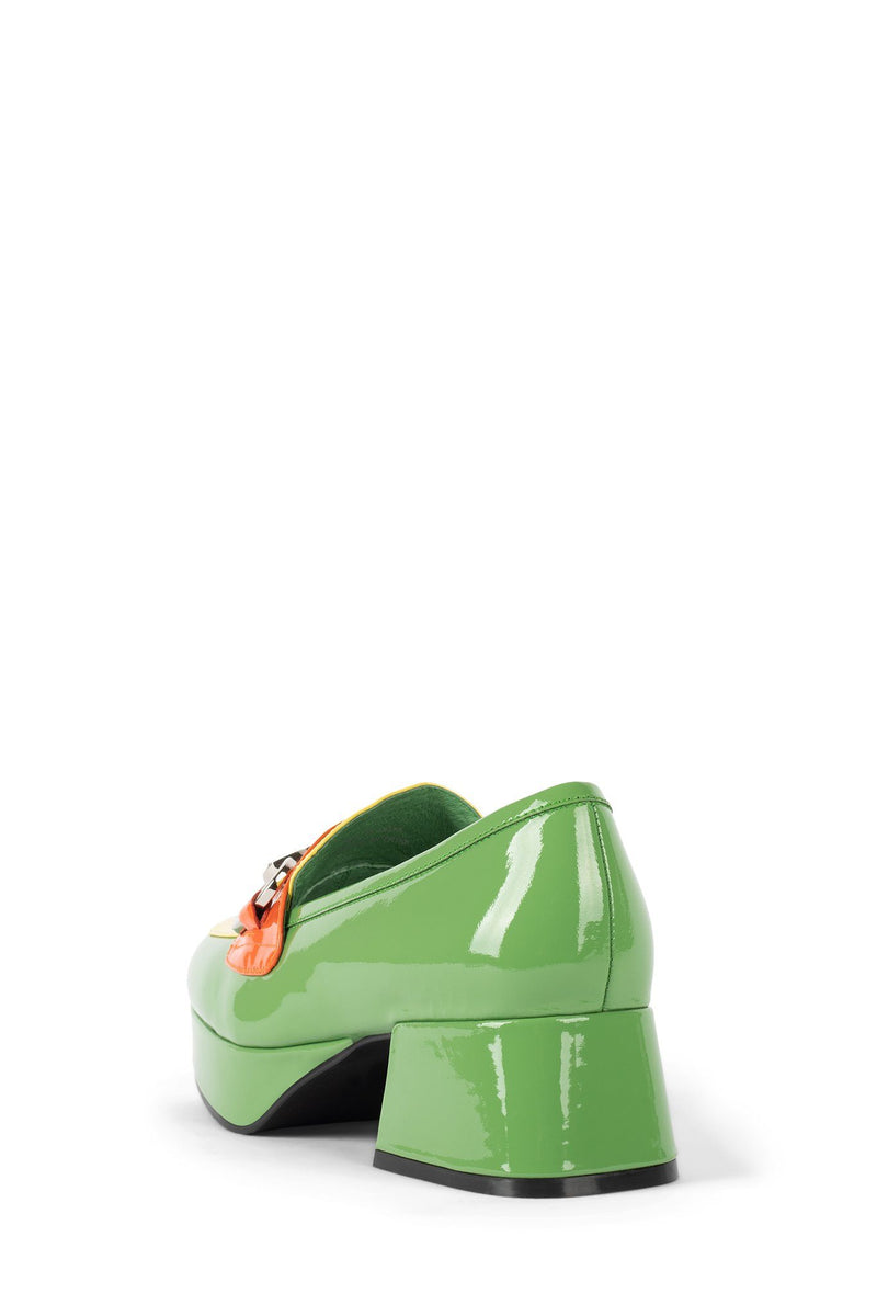 Green Jeffrey Campbell Student-2 Women's Loafers | 602-IXMVWU