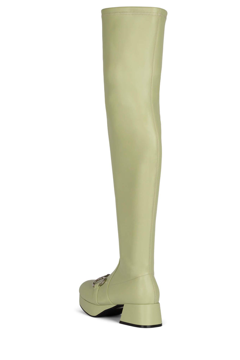 Mint Jeffrey Campbell High-Skool Women's Knee High Boots | 174-JAMSNL