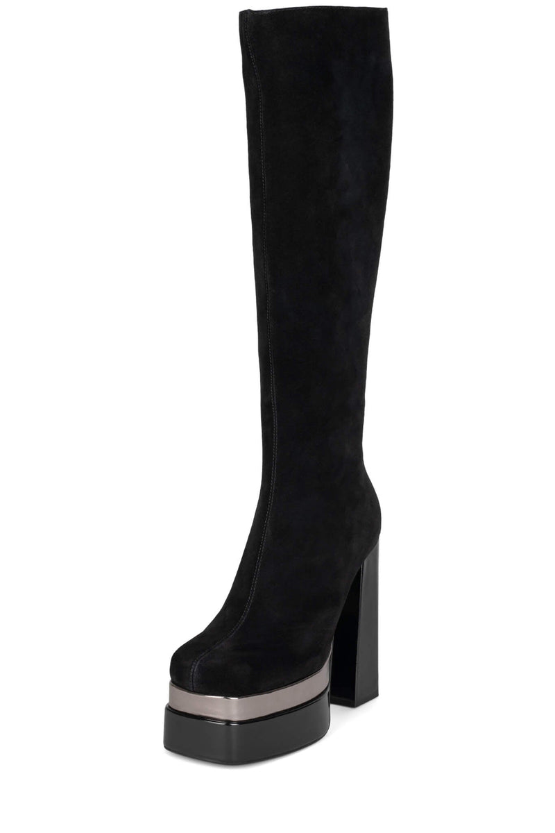 Red Jeffrey Campbell Dancerama Women's Knee High Boots | 201-UGBETN