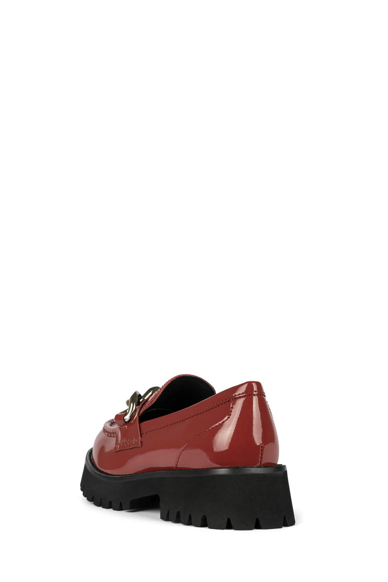 Red Jeffrey Campbell Recess Women's Loafers | 591-VKQHTS