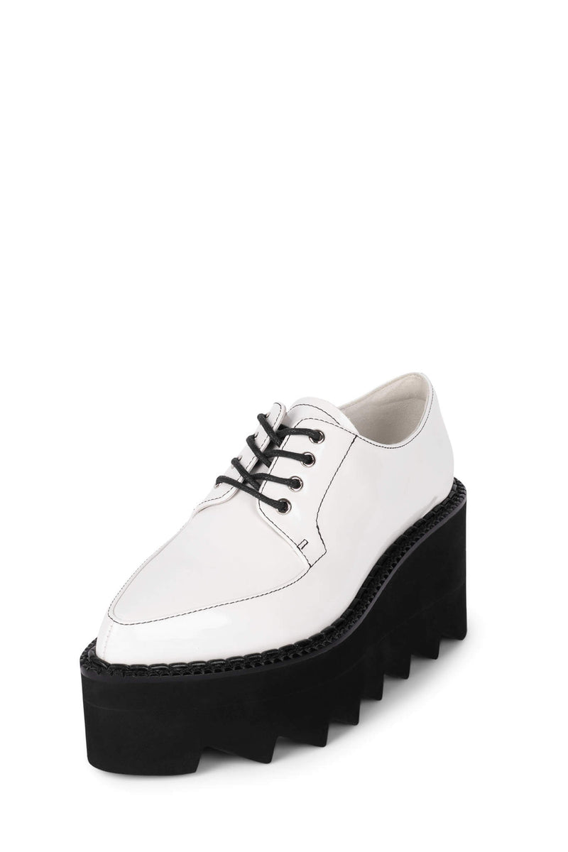 White Jeffrey Campbell Boysdntcry Women's Loafers | 579-SVXWML