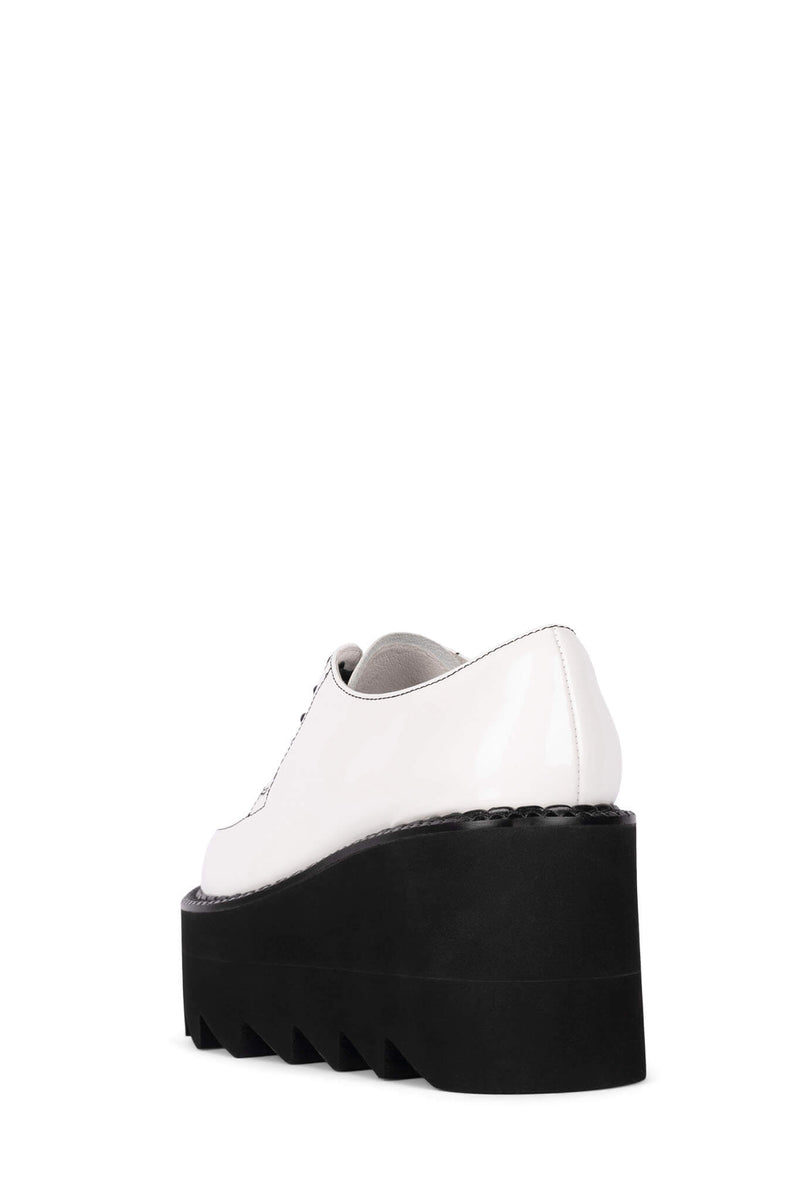 White Jeffrey Campbell Boysdntcry Women's Loafers | 579-SVXWML