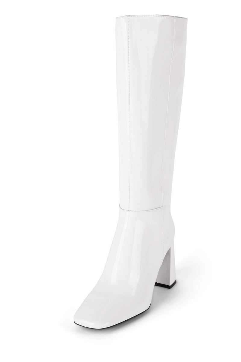 White Jeffrey Campbell Patti-Kh Women's Knee High Boots | 604-HPACQF