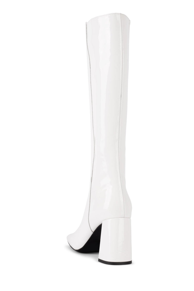 White Jeffrey Campbell Patti-Kh Women's Knee High Boots | 604-HPACQF