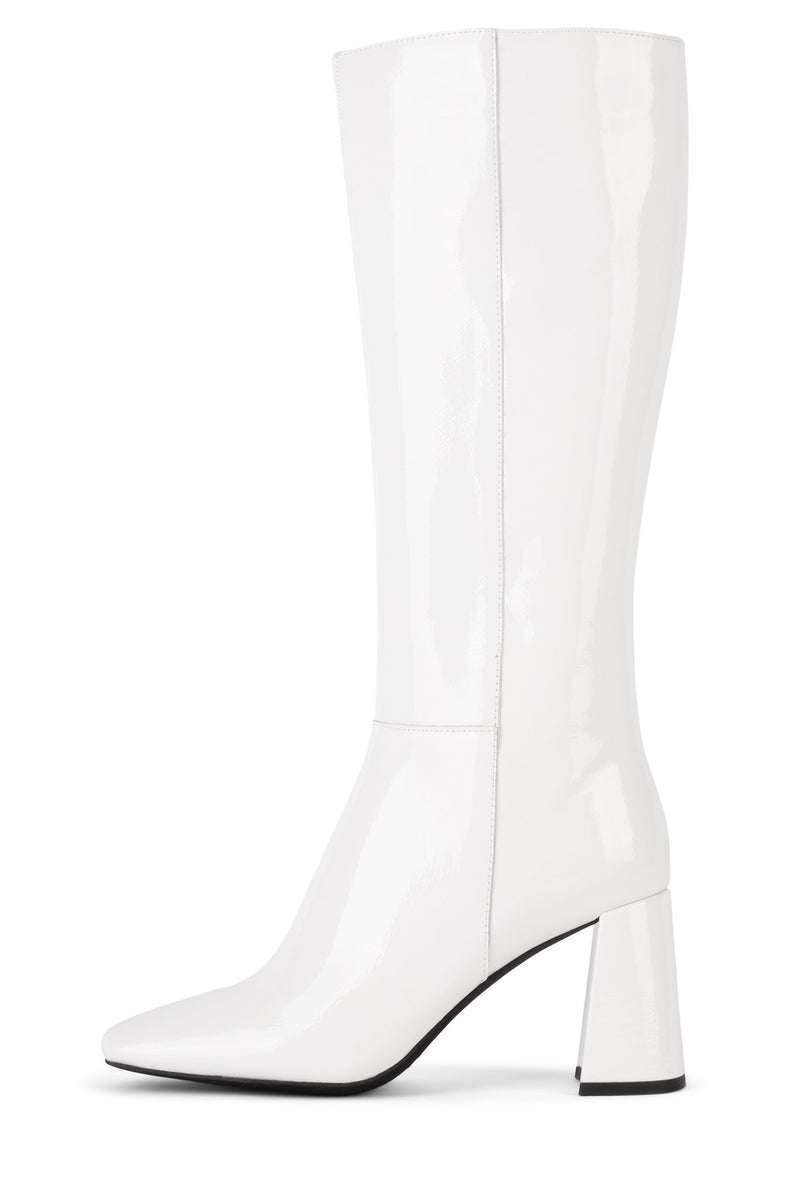 White Jeffrey Campbell Patti-Kh Women\'s Knee High Boots | 604-HPACQF